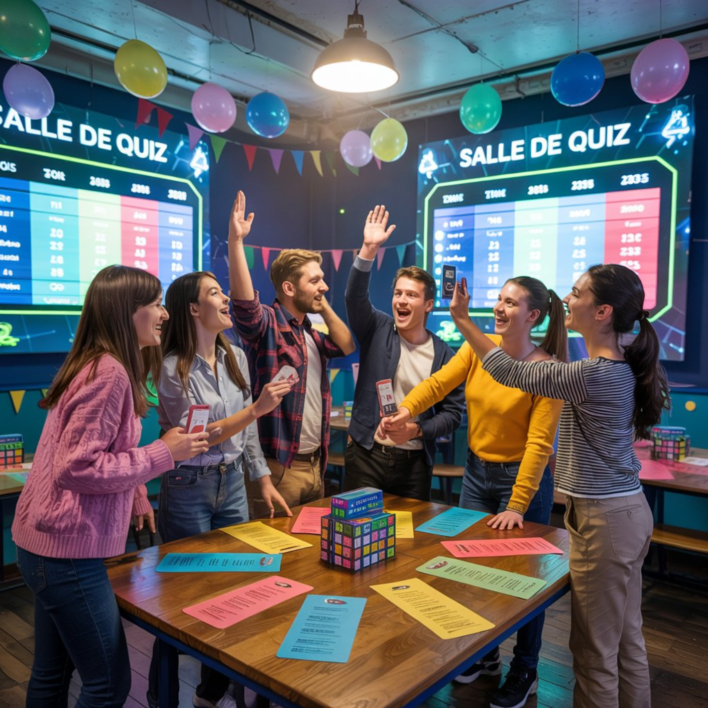 Quiz interactif, blind test et karaoké battle